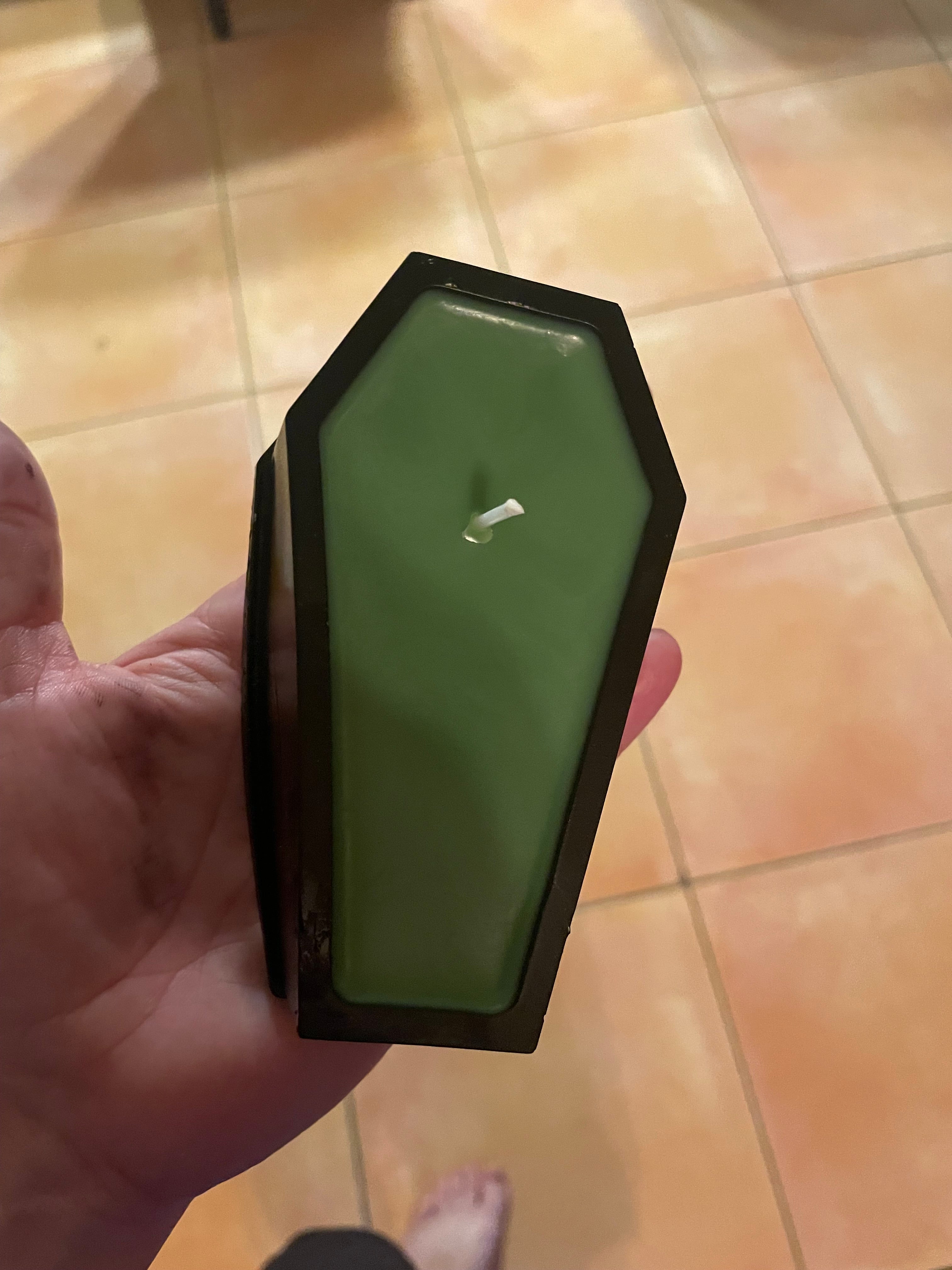 Mini Coffin Shaped Candles