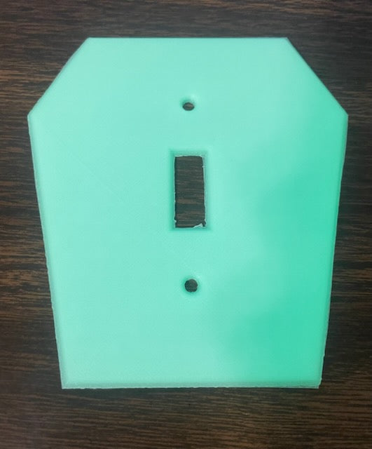 Coffin Shaped Light Switch Cover (Single)